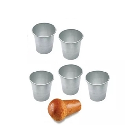 Formina Babà In Alluminio Mignon 6 Pezzi