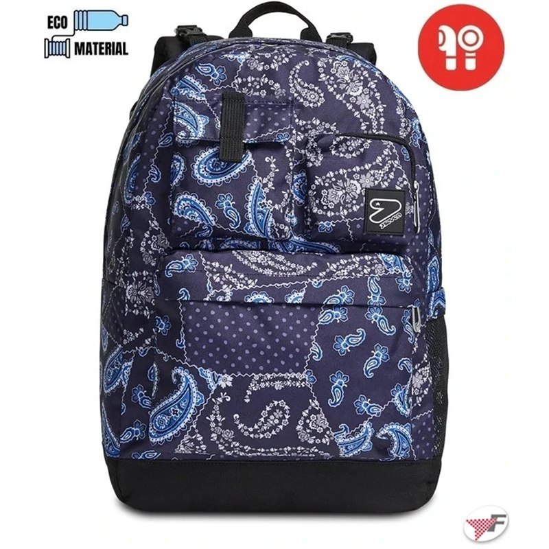 Seven Reversibile Pockets Grs Blue Cashmere Con Ear