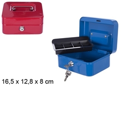 Cassaforte In Metallo Con Chiave 16,5 x 18 H 8