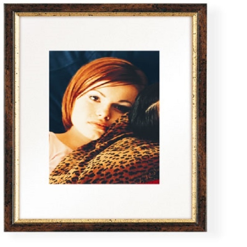 Cornice Colbert 13x18 Noce E Filo Oro Crilex