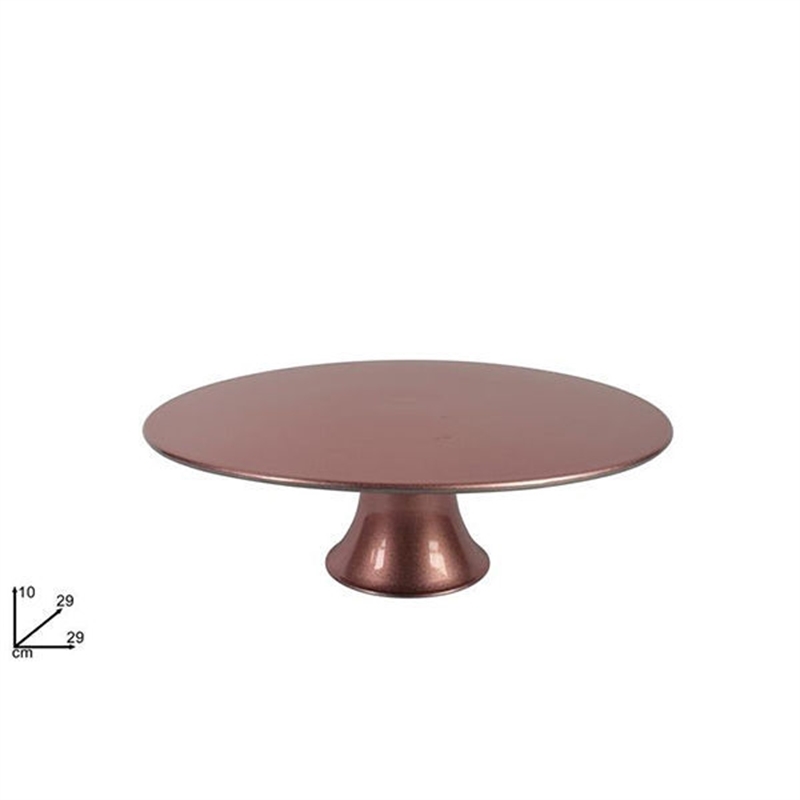 Alzata in plastica diametro 29 cm Rosa Gold