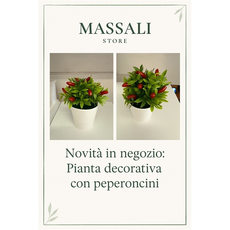 Piantina Peperoncino Con Vasetto 14 Cm