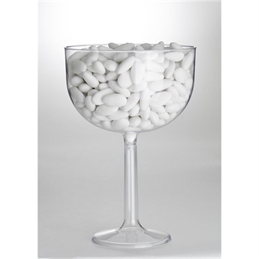 Portaconfetti Calice Vino in plastica diametro 16 cm altezza 24 cm