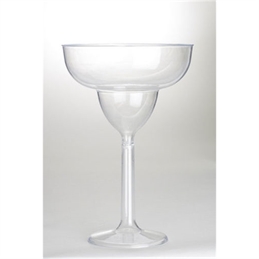 Portaconfetti Calice Margarita in plastica diametro 16 cm altezza 24 cm