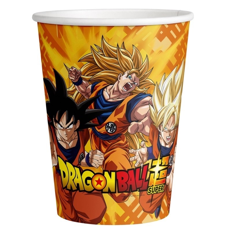 8 Bicchieri 250 cc Dragon Ball