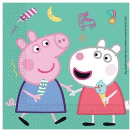 Tovaglioli 33x33 cm Peppa Pig Messy 20 pz