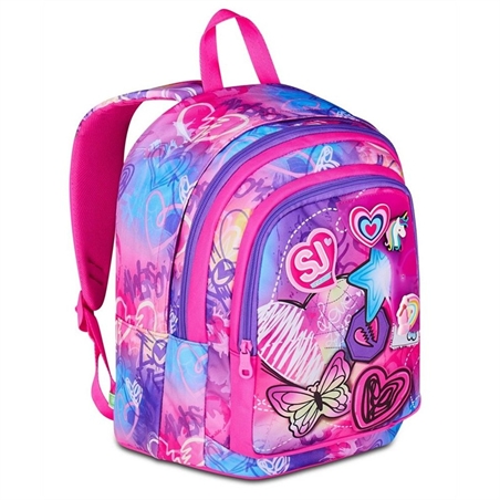 Zaino scuola SJ Advanced Tinypatch Girl