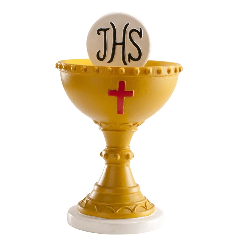 Cake Topper Calice Prima Comunione 11 cm