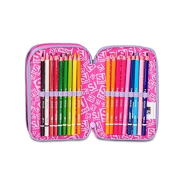 Astuccio scuola 3 zip SJ Fantasys Girl