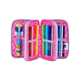 Astuccio scuola 3 zip SJ Fantasys Girl