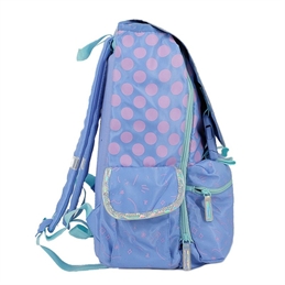 Disney Minnie School Pack Zaino pi astuccio 3 zip celeste