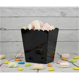 Contenitore Nero in plastica per Confettata 14x11x15 cm