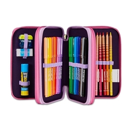 Seven Astuccio Wish Strong Heart Bright Spirit Scuola 3 Scomparti Disney