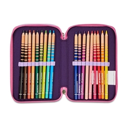 Seven Astuccio Wish Strong Heart Bright Spirit Scuola 3 Scomparti Disney