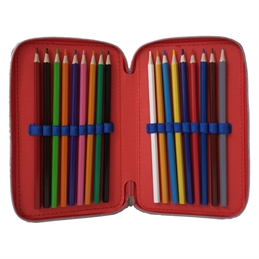 Astuccio Scuola Avengers Marvel 44 pz. Multiscomparto 3 Zip Portacolori Giotto