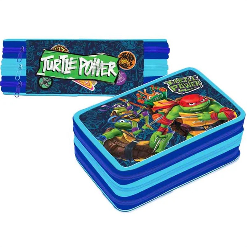 Astuccio 3zip Turtles Premium