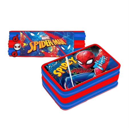 Astuccio Spiderman Deluxe 3 Zip