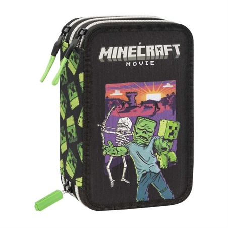 Astuccio 3 Zip Minecraft Movie