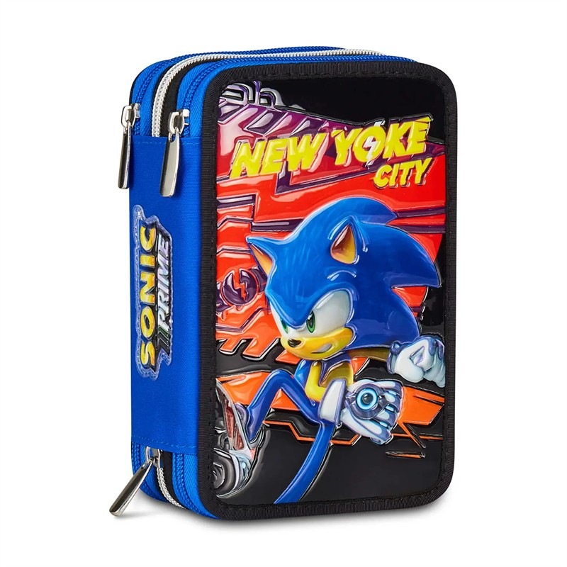 Sonic Prime Astuccio Scuola 3zip
