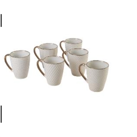 ELEGANCE MUG 369ML 6 ASS 