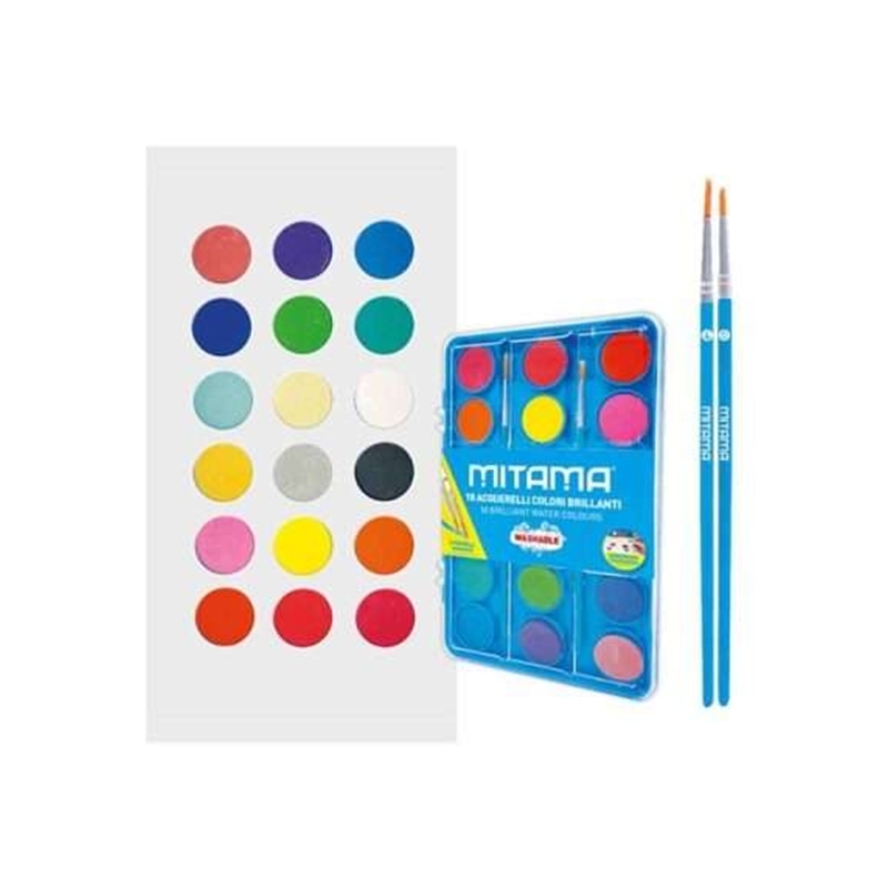 Mitamata 18 Acquerelli Colori Brillanti