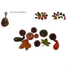 Sacchetto Pigne E Zucche Assortit