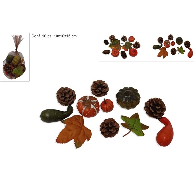 Sacchetto Pigne E Zucche Assortit