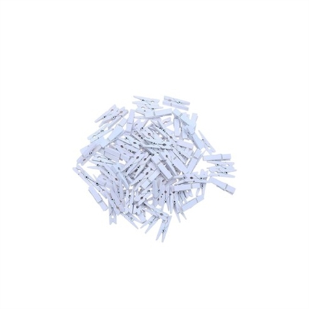 Mollettina In Legno Colore Bianca 1 x 3,5