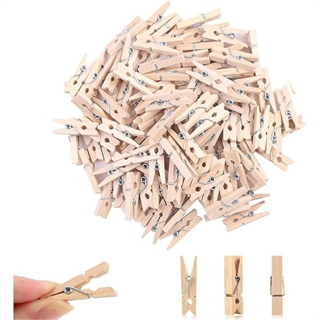 Mollettina In Legno Colore Natural 1 x 3,5