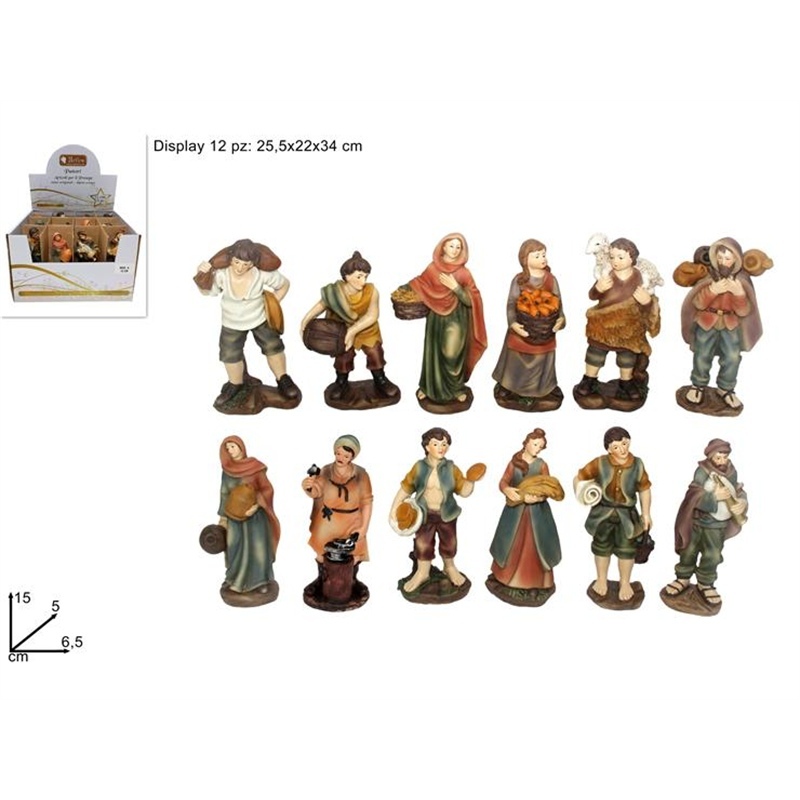 Pastori 15 Cm Colori Chiari Assortiti
