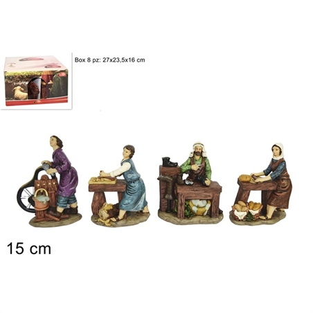 Pastori Con Mestieri 15 Cm 