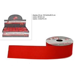 Nastro In Velluto Rosso 3,8 x 2,70 Cm