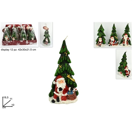 Candela Albero Di Natale 19,5 Cm