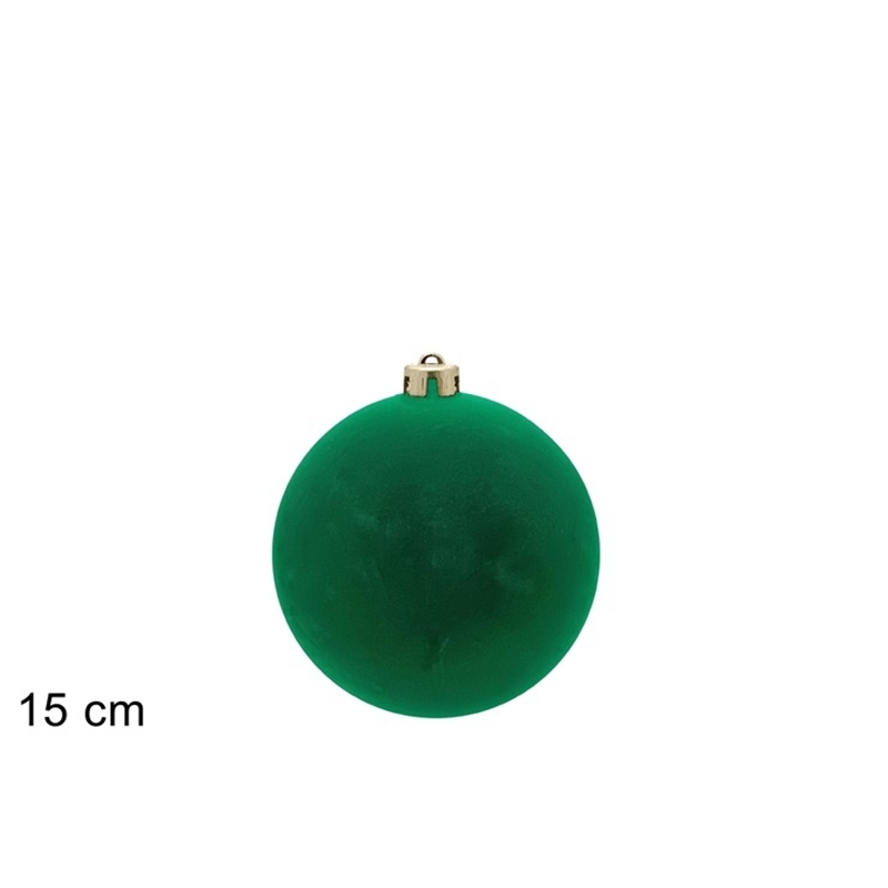 palla-natale-floccata-velluto-verde-15-cm