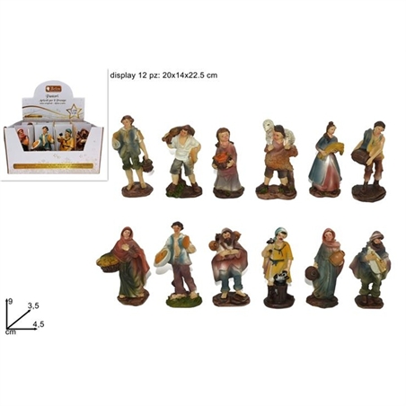 Pastori 9 Cm Modelli Assortiti Colori Chiari