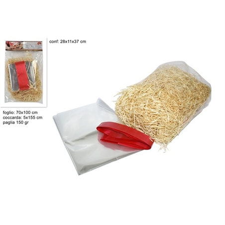 Set Kit Cesto Truciolo Legno