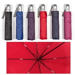 Ombrello Mini Nylon Automatico Gallotti Apri e Chiudi Tinta Unita Colori Assortiti