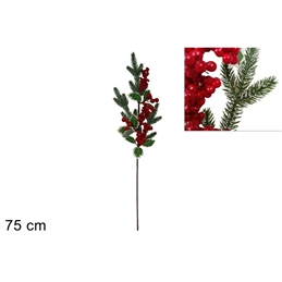Stelo Bacche Agrifoglio 75 Cm