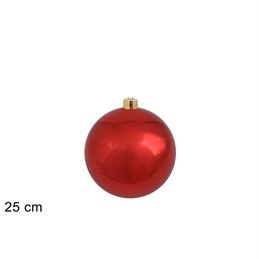 palla-natale-rossa-lucida-25-cm