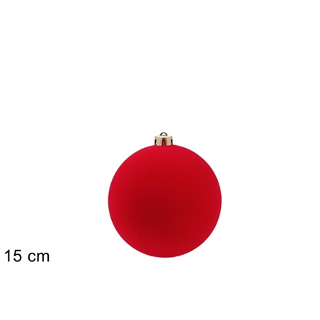 palla-natale-floccata-velluto-rosso-15-cm