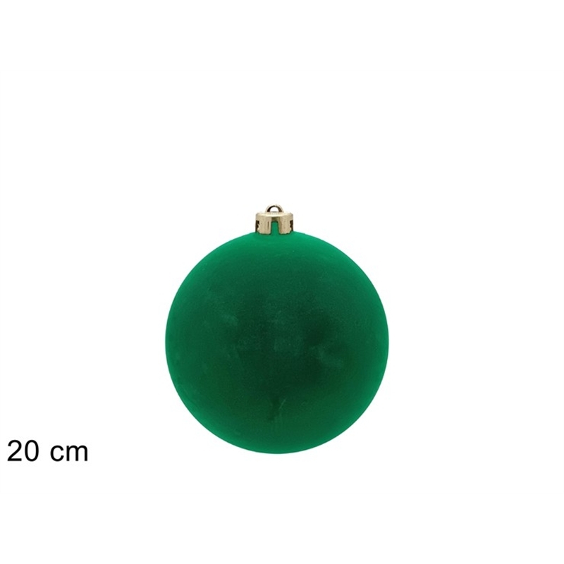 palla-natale-floccata-velluto-verde-20-cm
