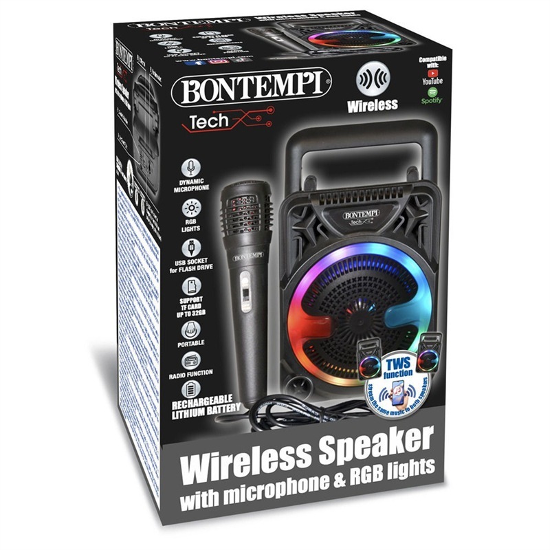 Mini Speaker wireless con microfono