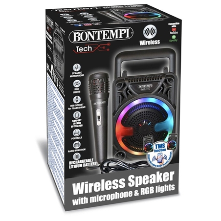 Mini Speaker wireless con microfono