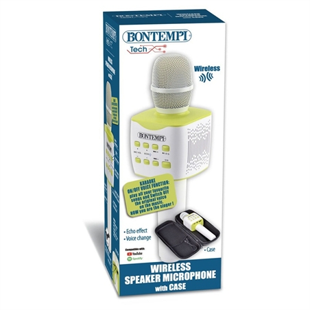 Microfono wireless con custodia