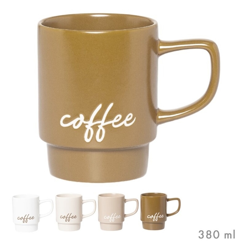 Tazza Impilabile 380 ml Coffee Break Colori Assortiti