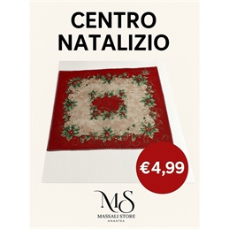 Centro Natalizio Quadrato 90 x 90 Cm