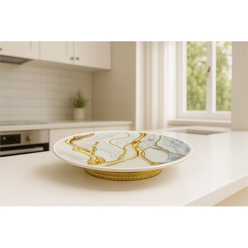 Centro Tavola Effeto Gold