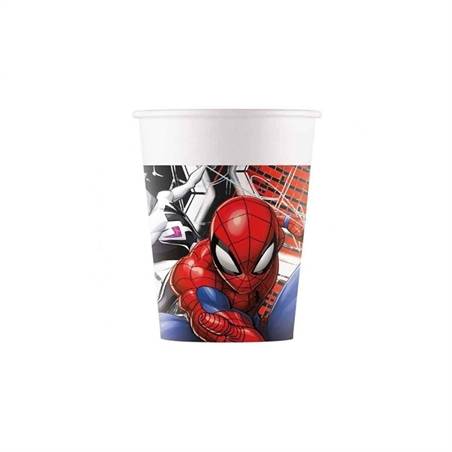 8-bicchieri-spiderman-world-of-webs-200-ml