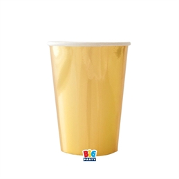 Bicchieri 250 cc Wavy Oro Metal 6 pezzi