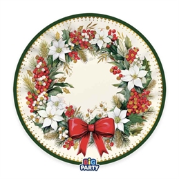 Piatti 30 cm Vintage Christmas 6 pezzi